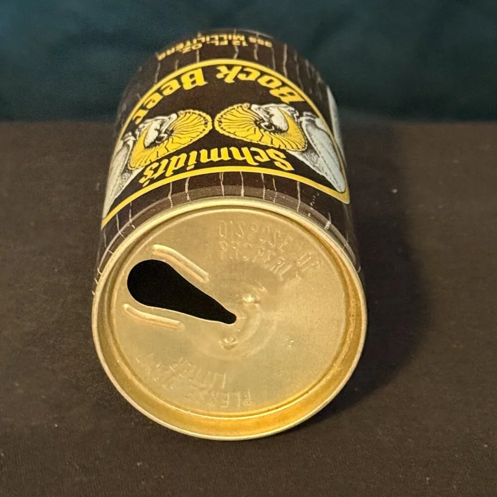 Schmidt's Bock vintage Beer can